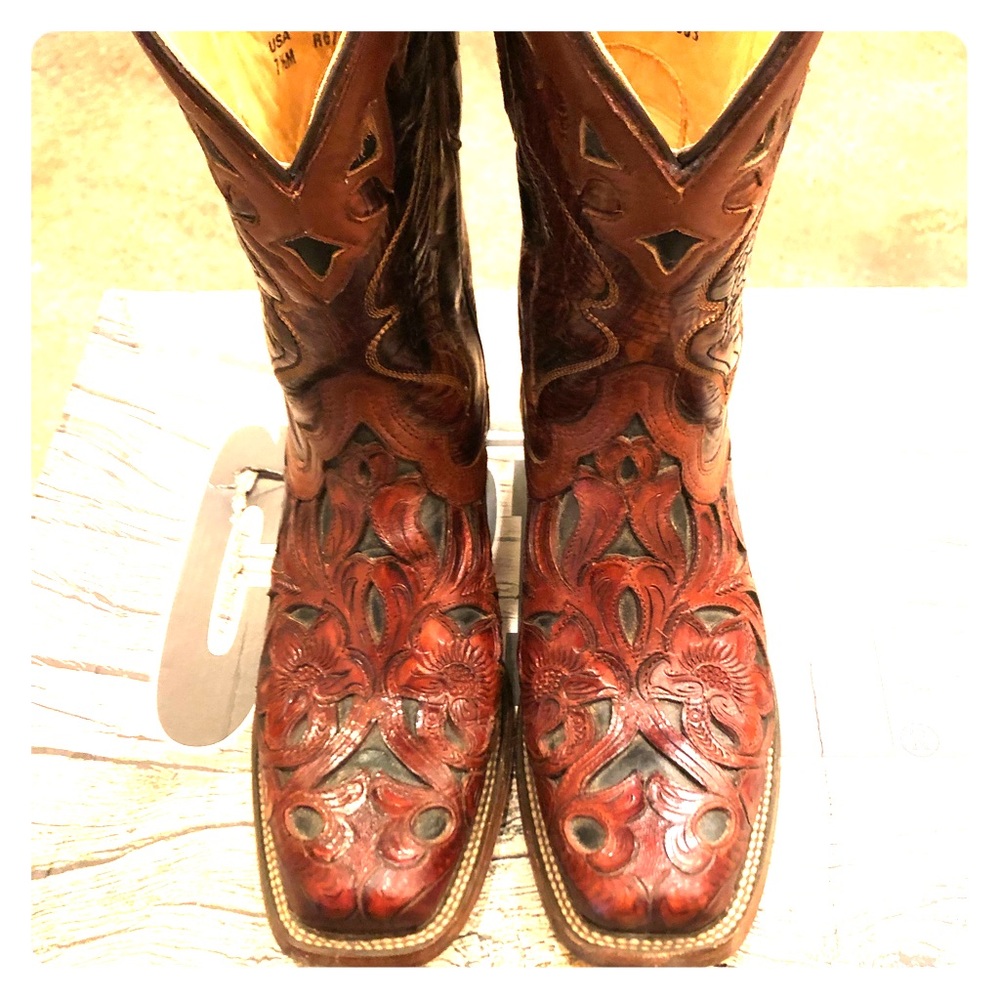 Corral Vintage Hand Tooled Boots